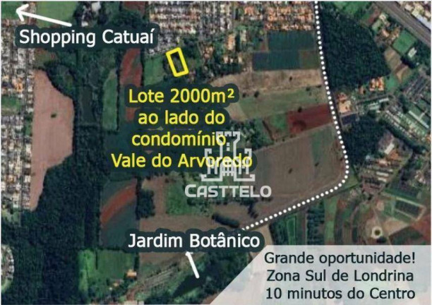 Imagem Terreno à Venda, 2.000 m² em Conjunto Residencial Vivendas Do Arvoredo - Londrina