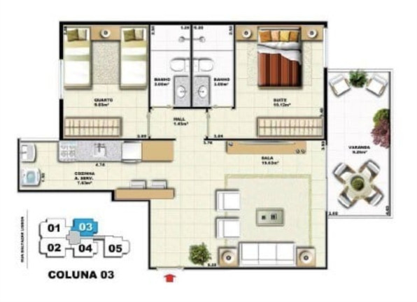 Imagem Imóvel com 3 Quartos à Venda, 100 m² em Vila Isabel - Rio De Janeiro