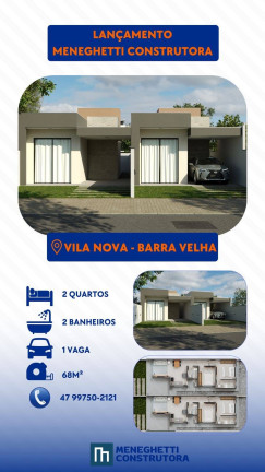 Imagem Casa com 2 Quartos à Venda, em Vila Nova - Barra Velha Imagem Casa com 2 Quartos à Venda, em Vila Nova - Barra Velha
