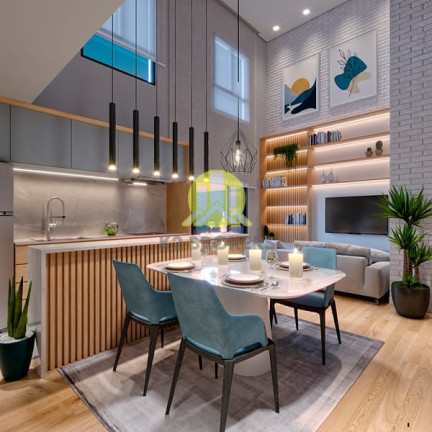 Imagem Apartamento com 1 Quarto à Venda, 63 m² em Santa Felicidade - Curitiba