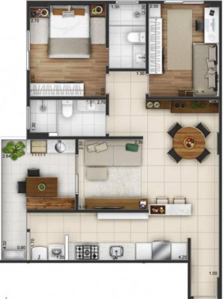Imagem Apartamento com 2 Quartos à Venda, 71 m² em Guilhermina - Praia Grande Imagem Apartamento com 2 Quartos à Venda, 71 m² em Guilhermina - Praia Grande