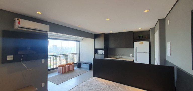 Apartamento com 1 Quarto para Alugar, 35 m² em Campo Belo - São Paulo