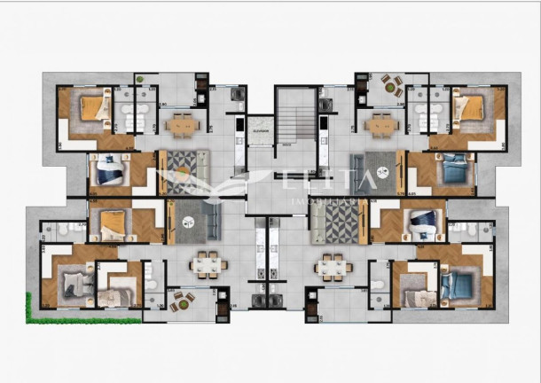 Imagem Apartamento com 2 Quartos à Venda, 90 m² em Itajuba - Barra Velha