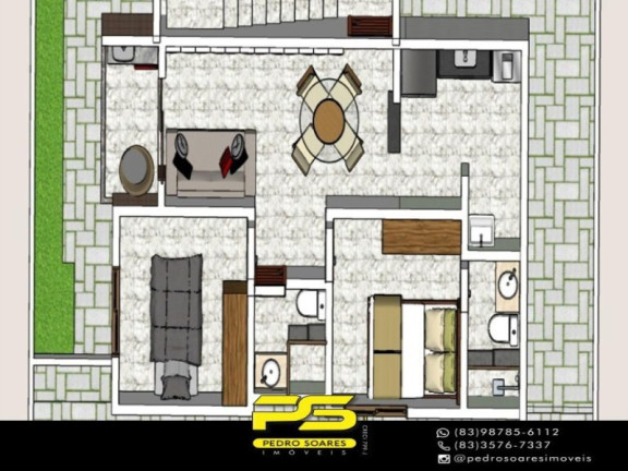 Imagem Apartamento com 2 Quartos à Venda, 50 m² em Portal Do Sol - João Pessoa