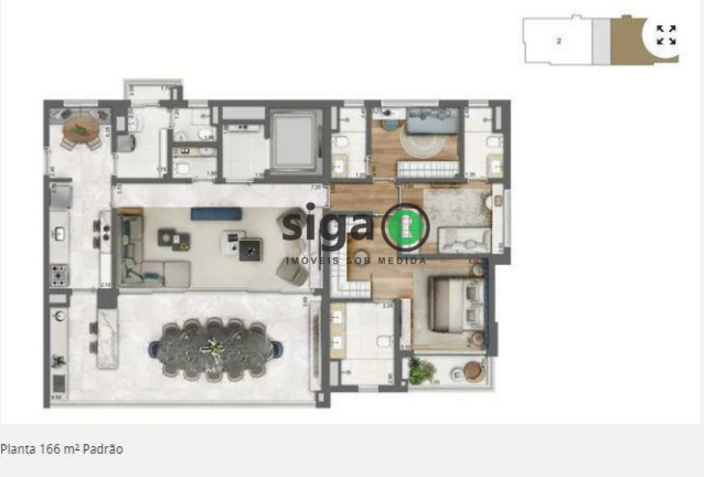 Imagem Apartamento com 3 Quartos à Venda, 166 m² em Brooklin - São Paulo Imagem Apartamento com 3 Quartos à Venda, 166 m² em Brooklin - São Paulo