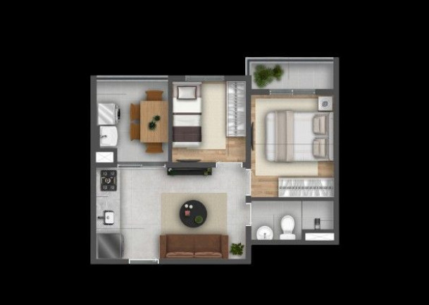 Apartamento com 2 Quartos à Venda, 36 m² em Mooca - São Paulo