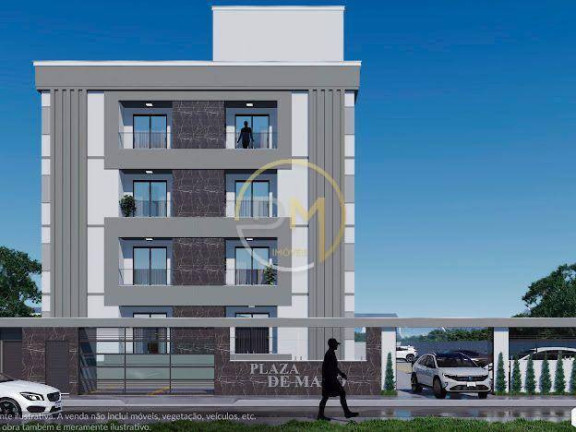 Apartamento com 2 Quartos à Venda, 59 m² em Da Praça - Tijucas