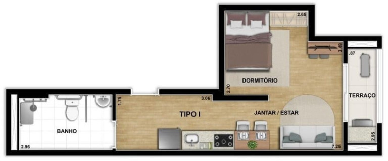 Imagem Apartamento com 2 Quartos à Venda, 64 m² em Vila Santa Catarina - São Paulo Imagem Apartamento com 2 Quartos à Venda, 64 m² em Vila Santa Catarina - São Paulo