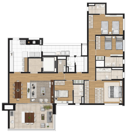 Imagem Apartamento com 4 Quartos à Venda, 179 m² em Mooca - São Paulo Imagem Apartamento com 4 Quartos à Venda, 179 m² em Mooca - São Paulo