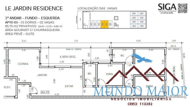 Imagem Apartamento com 3 Quartos à Venda, 128 m² em Jardim - Santo André Imagem Apartamento com 3 Quartos à Venda, 128 m² em Jardim - Santo André