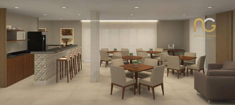 Imagem Apartamento com 1 Quarto à Venda, 54 m² em Aviação - Praia Grande