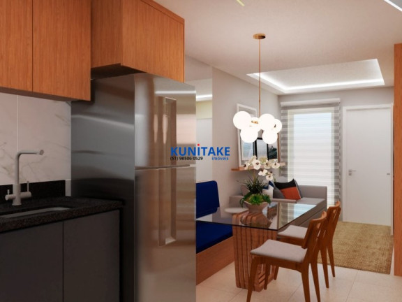 Imagem Casa de Condomínio com 2 Quartos à Venda, 44 m² em Monte Belo - Gravataí