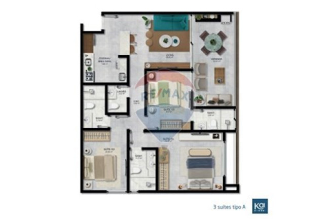 Imagem Apartamento com 3 Quartos à Venda, 78 m² em Praia Da Espera - Camaçari Imagem Apartamento com 3 Quartos à Venda, 78 m² em Praia Da Espera - Camaçari