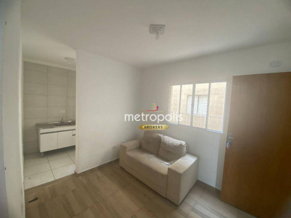 Apartamento com 2 Quartos à Venda ou Locação, 45 m² em Vila Guaraciaba - Santo André
