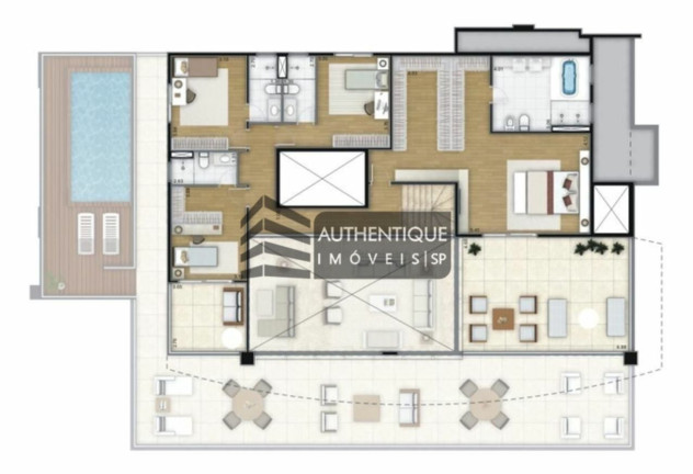 Imagem Apartamento com 4 Quartos à Venda, 398 m² em Jardim Anália Franco - São Paulo Imagem Apartamento com 4 Quartos à Venda, 398 m² em Jardim Anália Franco - São Paulo