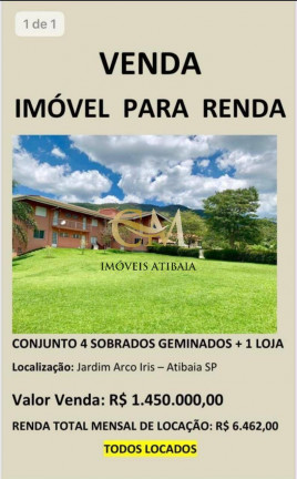 Casa de Condomínio com 4 Quartos à Venda, 1 m² em Parque Arco Iris - Atibaia