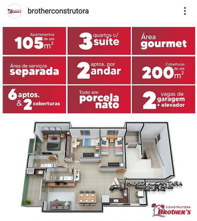 Imagem Apartamento com 3 Quartos à Venda, 105 m² em Cidade Nobre - Ipatinga