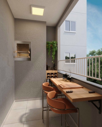 Imóvel com 2 Quartos à Venda, 44 m² em Forquilhas - São José