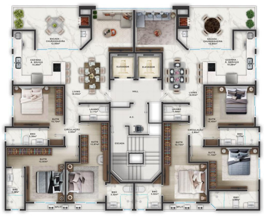 Imagem Apartamento com 3 Quartos à Venda, 104 m² em Centro - Itapema Imagem Apartamento com 3 Quartos à Venda, 104 m² em Centro - Itapema