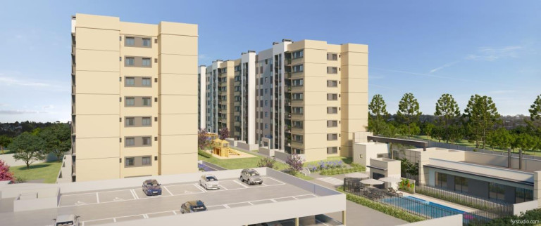 Imagem Apartamento com 2 Quartos à Venda, 55 m² em Aristocrata - São José Dos Pinhais