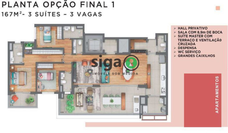 Imagem Apartamento com 4 Quartos à Venda, 167 m² em Vila Romana - São Paulo