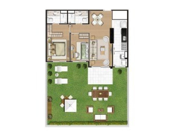 Imagem Imóvel com 1 Quarto à Venda, 61 m² em Morumbi - São Paulo Imagem Imóvel com 1 Quarto à Venda, 61 m² em Morumbi - São Paulo
