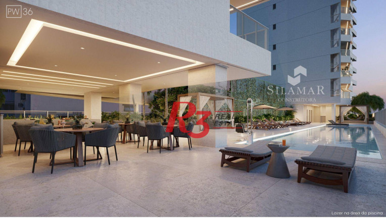 Imagem Apartamento com 3 Quartos à Venda, 224 m² em Gonzaga - Santos Imagem Apartamento com 3 Quartos à Venda, 224 m² em Gonzaga - Santos