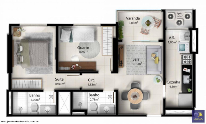 Imagem Apartamento com 2 Quartos à Venda, 58 m² em Jockey De Itaparica - Vila Velha Imagem Apartamento com 2 Quartos à Venda, 58 m² em Jockey De Itaparica - Vila Velha