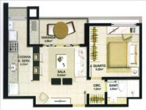 Imagem Apartamento com 1 Quarto à Venda, 49 m² em Itaigara - Salvador