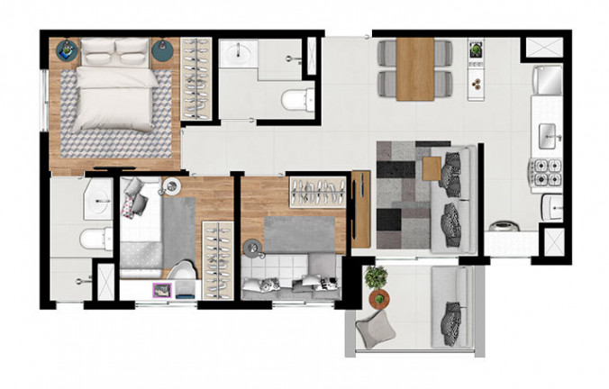 Imagem Apartamento com 3 Quartos à Venda, 50 m² em Mooca - São Paulo