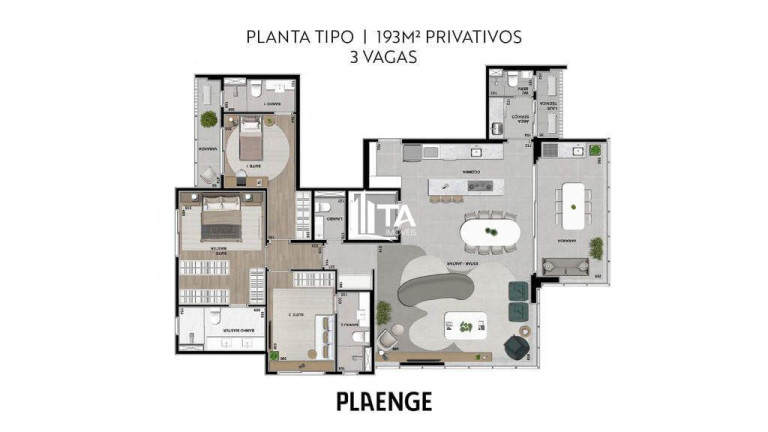 Imagem Imóvel com 3 Quartos à Venda, 193 m² em Cambuí - Campinas
