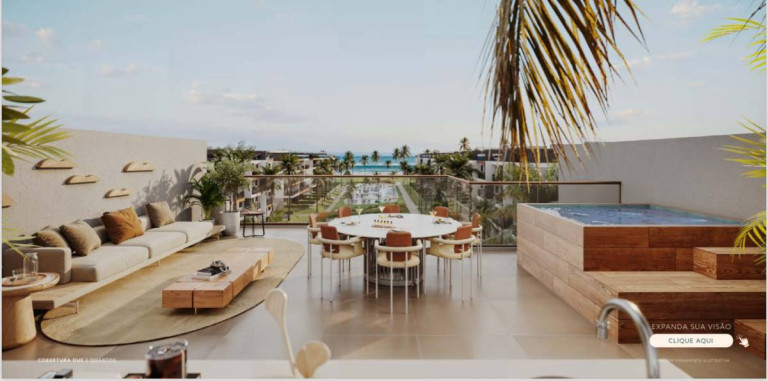 Imagem Cobertura com 4 Quartos à Venda, 217 m² em Praia Do Cupe - Ipojuca