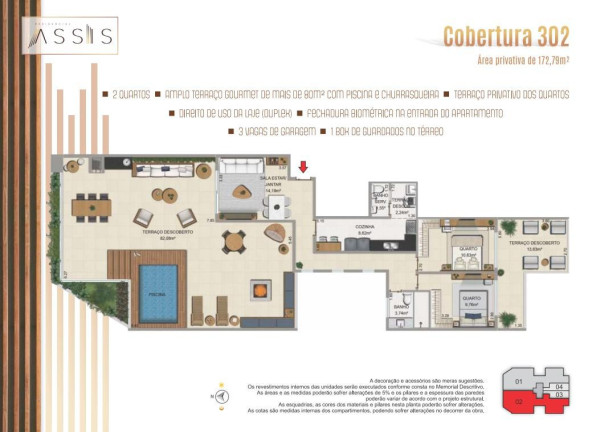 Imagem Apartamento com 3 Quartos à Venda, 172 m² em Recreio Dos Bandeirantes - Rio De Janeiro