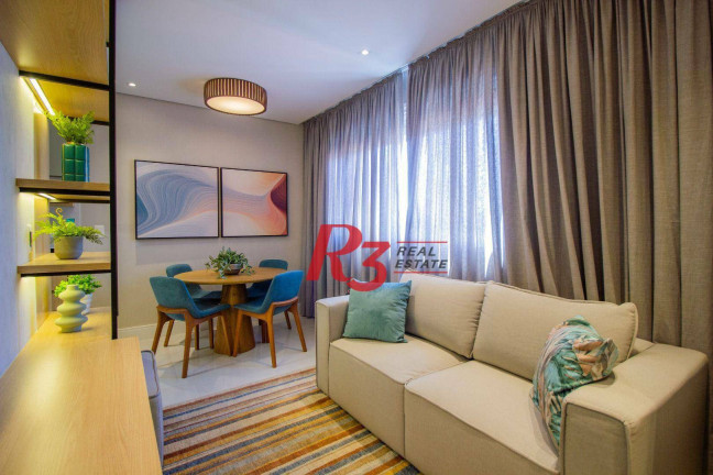 Imagem Apartamento com 1 Quarto à Venda, 44 m² em Ponta Da Praia - Santos