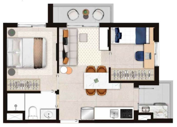 Imagem Apartamento com 2 Quartos à Venda, 40 m² em Vila Pompéia - São Paulo Imagem Apartamento com 2 Quartos à Venda, 40 m² em Vila Pompéia - São Paulo