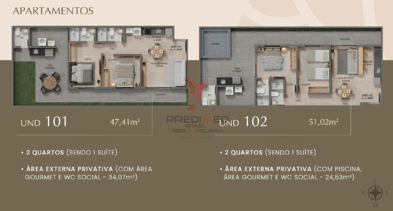 Imagem Apartamento com 2 Quartos à Venda, 47 m² em Altiplano Cabo Branco - João Pessoa Imagem Apartamento com 2 Quartos à Venda, 47 m² em Altiplano Cabo Branco - João Pessoa