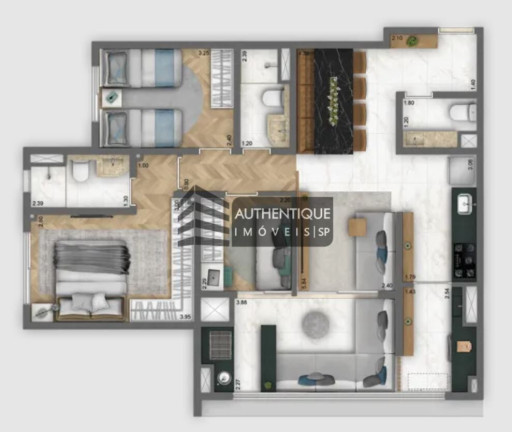 Imagem Apartamento com 3 Quartos à Venda, 120 m² em Mooca - São Paulo