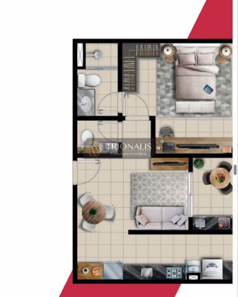 Imagem Apartamento com 1 Quarto à Venda, 44 m² em Atibaia Jardim - Atibaia Imagem Apartamento com 1 Quarto à Venda, 44 m² em Atibaia Jardim - Atibaia