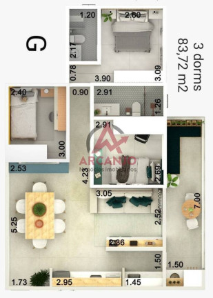 Imagem Apartamento com 3 Quartos à Venda, 83 m² em Tenório - Ubatuba Imagem Apartamento com 3 Quartos à Venda, 83 m² em Tenório - Ubatuba