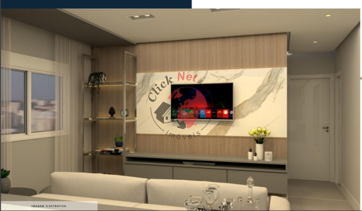 Imagem Apartamento com 3 Quartos à Venda, 80 m² em Vila Alzira - Santo André