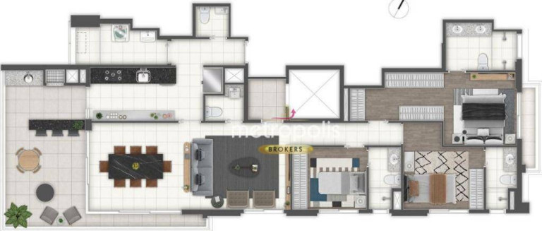 Apartamento com 3 Quartos à Venda, 143 m² em Vila Mascote - São Paulo