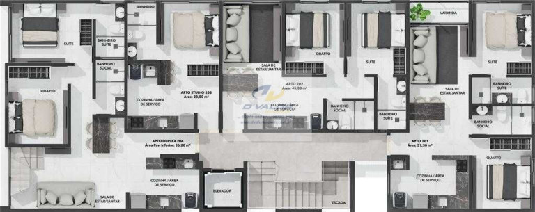 Imagem Apartamento com 3 Quartos à Venda, 123 m² em Bessa - João Pessoa