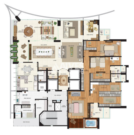 Imagem Apartamento com 4 Quartos à Venda, 321 m² em Santa Mônica - Feira De Santana Imagem Apartamento com 4 Quartos à Venda, 321 m² em Santa Mônica - Feira De Santana
