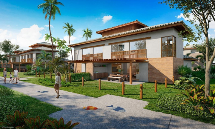 Imagem Casa de Condomínio com 2 Quartos à Venda, 158 m² em Imbassai - Mata De São João Imagem Casa de Condomínio com 2 Quartos à Venda, 158 m² em Imbassai - Mata De São João