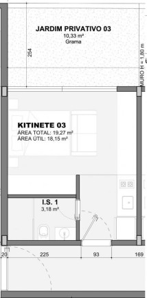Imagem Apartamento com 1 Quarto à Venda, 29 m² em Cajuru - Curitiba