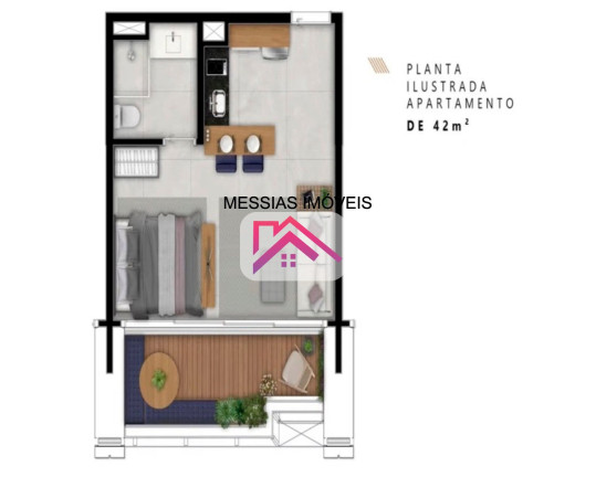 Imagem Imóvel com 2 Quartos à Venda, 34 m² em Itaim Bibi - São Paulo