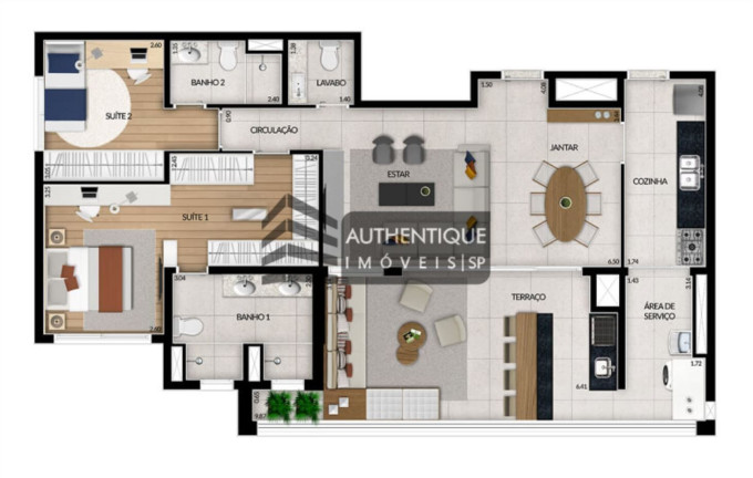 Imagem Apartamento com 3 Quartos à Venda, 112 m² em Tatuapé - São Paulo