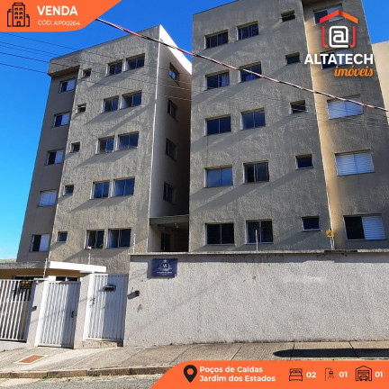 Apartamento com 2 Quartos à Venda, 47 m² em Jardim Dos Estados - Poços De Caldas