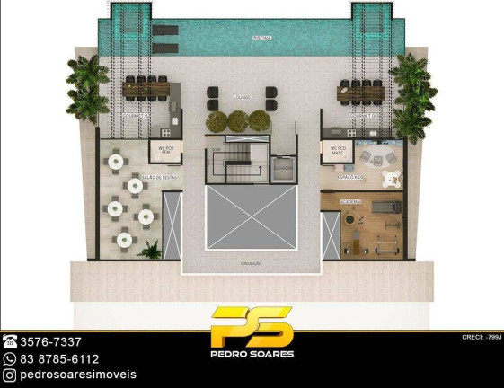 Imagem Apartamento com 3 Quartos à Venda, 75 m² em Intermares - Cabedelo Imagem Apartamento com 3 Quartos à Venda, 75 m² em Intermares - Cabedelo