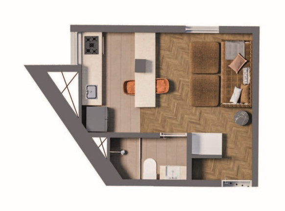 Imagem Apartamento com 1 Quarto à Venda, 57 m² em Centro - São Paulo